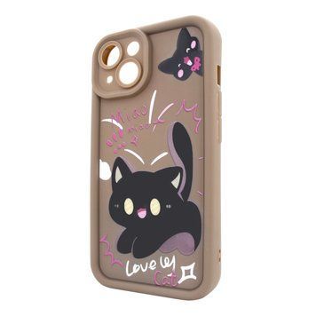 Чохол для iPhone 14 &ndash; Pretty Things "Kitties &ndash; Brown" 4090600000001 фото