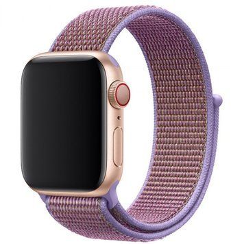 Ремінець на Apple Watch Nylon Loop нейлоновий (42mm, 44mm, 45mm, 46mm, 49mm Lilac) 234976 фото