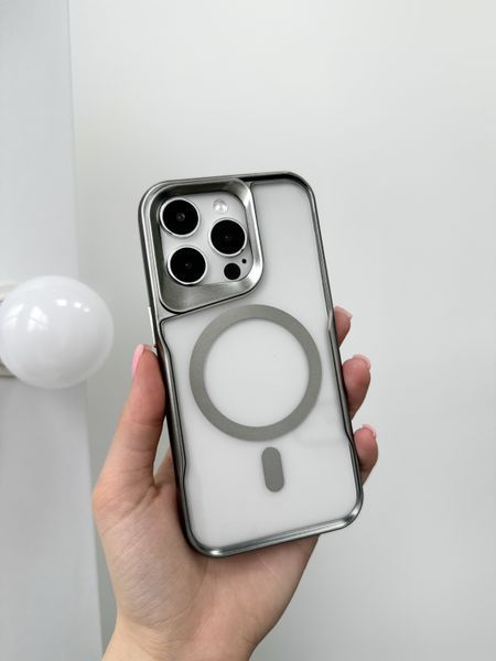 Чохол Metal Shell Case with MagSafe (iPhone 15 Pro Max, Titanium Gray) 3778980000002 фото