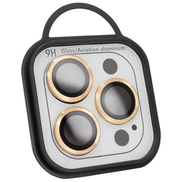 Захисне скло на камеру Metal Classic (iPhone 13 Pro/13 Pro max, Gold) 562577 фото