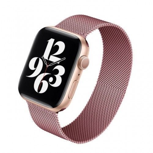 Металічний ремінець Milanese Loop на Apple Watch (38mm, 40mm, 41mm, [42mm Series 10/11], Pink Sand) 234310 фото