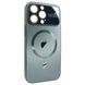 Чохол для iPhone 13 Pro Max PC Slim Case with MagSafe із захисними лінзами на камеру Cangling Green 852153 фото 1