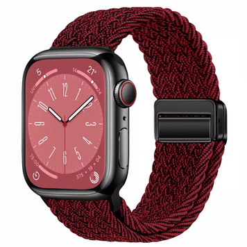 Ремінець Braided Nylon Magnetic Band (38/40/41mm + [42mm Series 10/11] &ndash; Dark Red) 4121130000008 фото