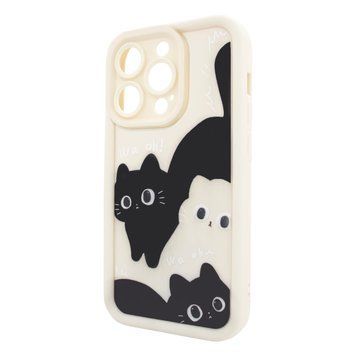Чохол для iPhone 13 Pro Max &ndash; Pretty Things "Kitties &ndash; White" 4090490000006 фото