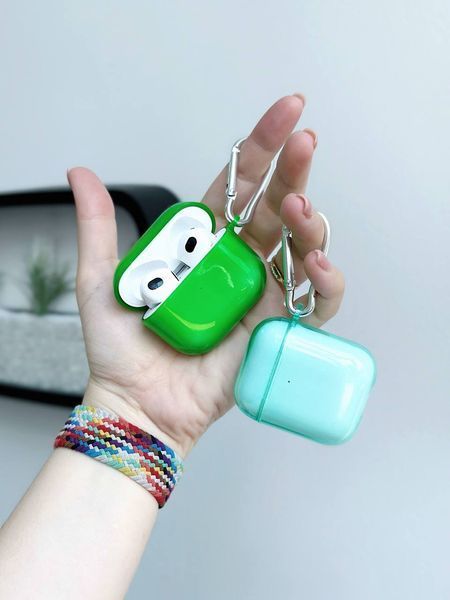 Чохол для AirPods 3 напівпрозорий Neon Case Blue 192216 фото