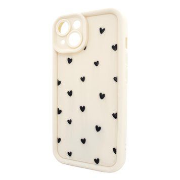 Чохол для iPhone 15 &ndash; Pretty Things "Little Hearts &ndash; White" 4091010000001 фото