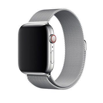 Металічний ремінець Milanese Loop на Apple Watch (38mm, 40mm, 41mm, [42mm Series 10/11], Silver) 234317 фото