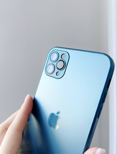 Чохол скляний AG Glass with Magsafe для iPhone 14 із захистом камери Cangling Green 675414 фото