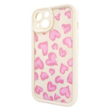 Чохол для iPhone 15 &ndash; Pretty Things "Pink Hearts &ndash; White" 4091040000002 фото
