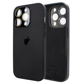 Чохол для iPhone 15 Pro AG Titanium Case 2.0 - MagSafe & Microfiber - Black 3960860000008 фото