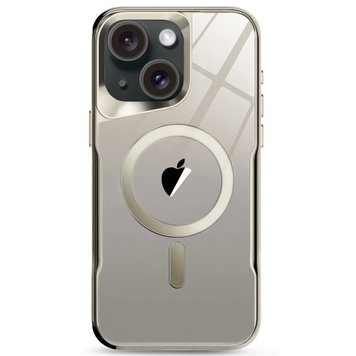 Чохол Metal Shell Case with MagSafe (iPhone 15, Titanium) 3779090000005 фото