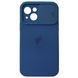 Чохол для iPhone 14 Silicone with Logo Hide Camera Cobalt Blue 101021 фото 1