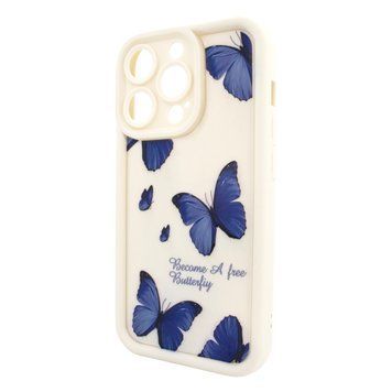 Чохол для iPhone 12 Pro Max &ndash; Pretty Things "Butterflies &ndash; White" 4090110000003 фото