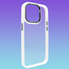 Чохол Crystal Guard на iPhone 14 Plus White - Black 876637 фото 1