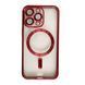 Чохол Shining with MagSafe на iPhone 14 Pro із захисними лінзами на камеру Red 896559 фото 1
