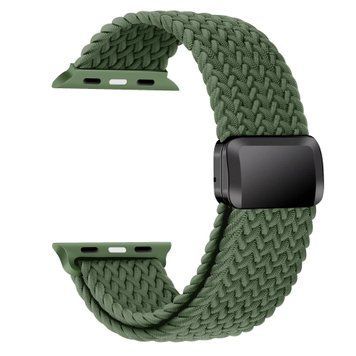 Ремінець Braided Nylon Magnetic Band (38/40/41mm + [42mm Series 10/11] &ndash; Olive Green) 4121280000002 фото